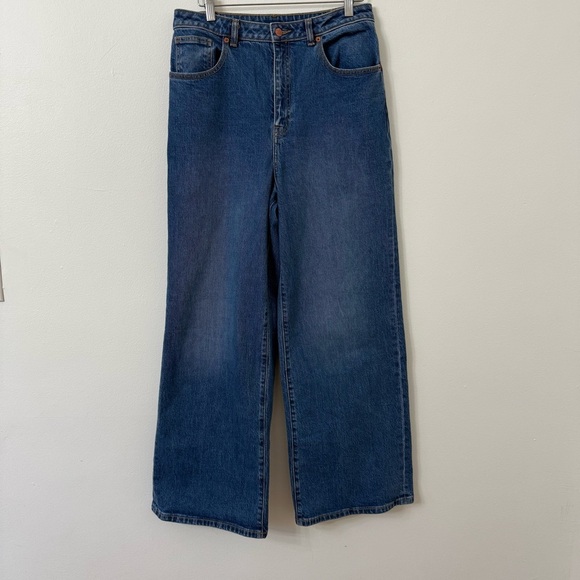 {12} DENIM BY PINK HIGH-RISE STRAIGHT JEANS - Picture 3 of 9